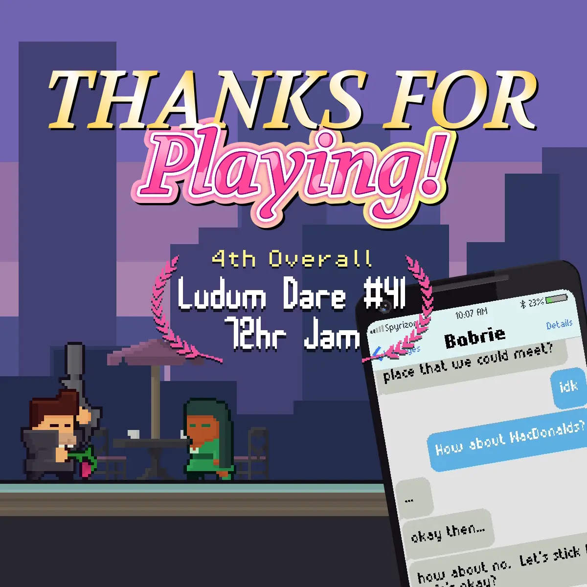 Thanks for Playing!