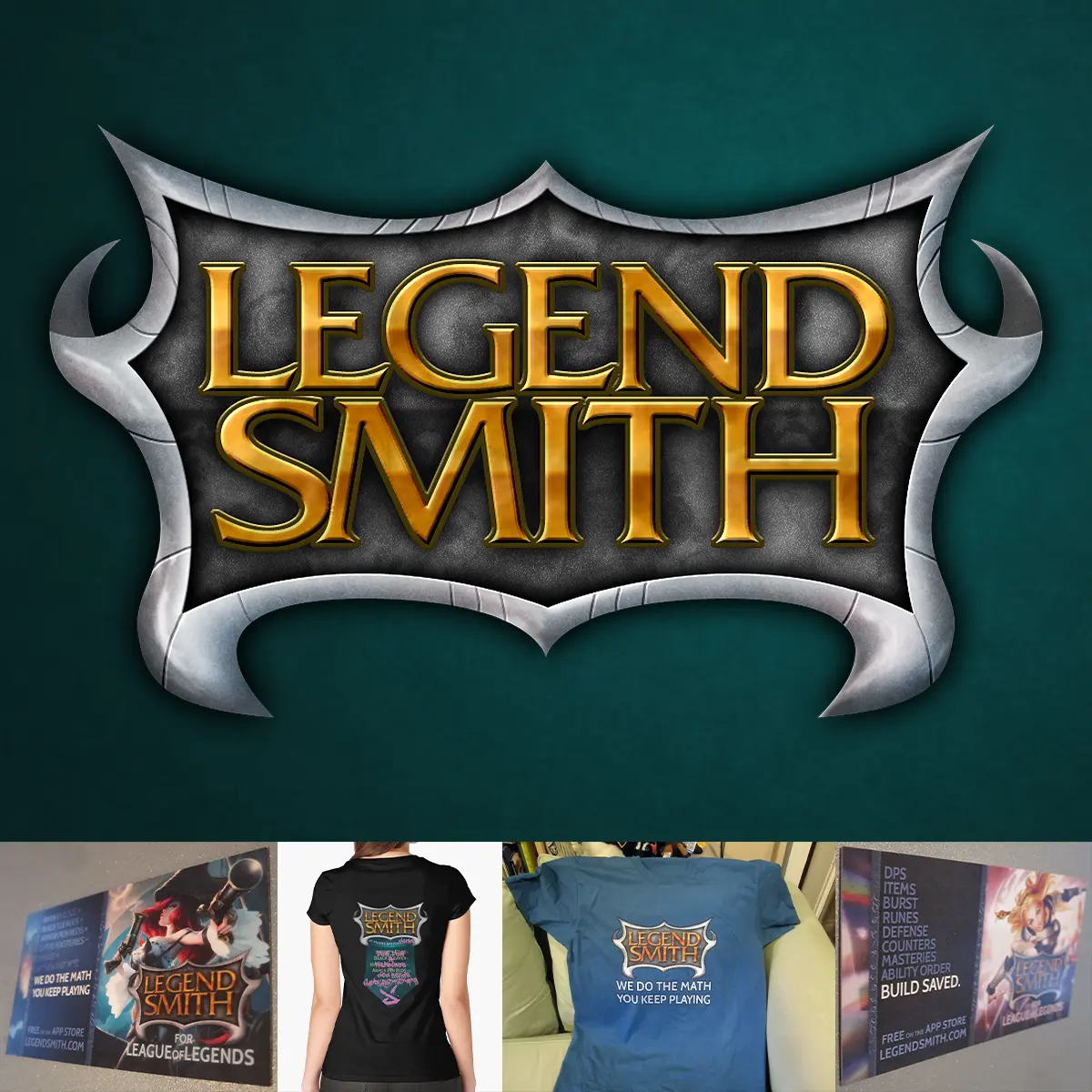 LegendSmith Logo and Merchandise