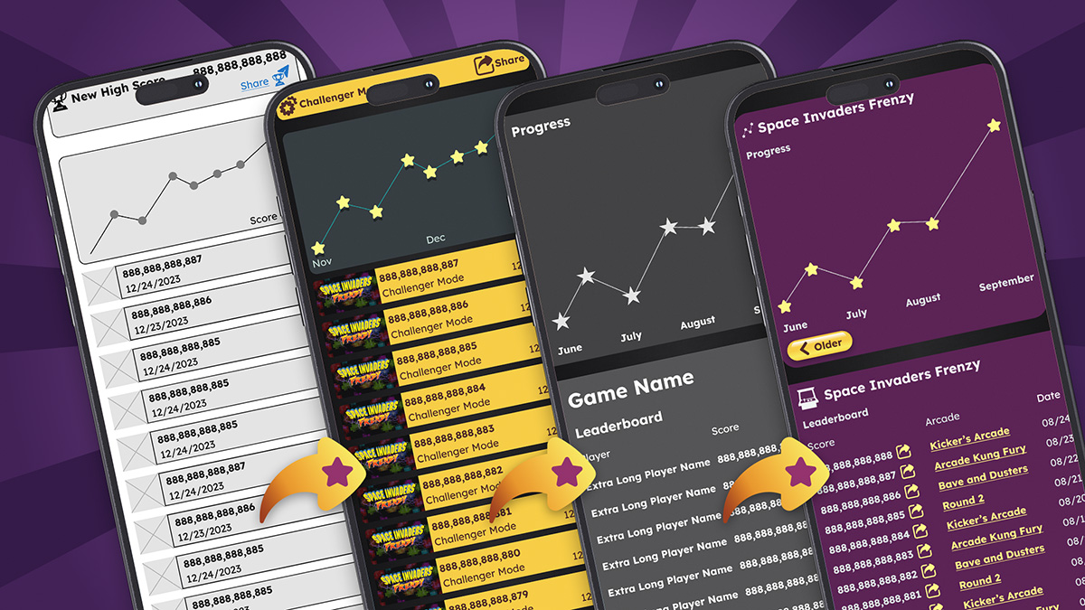 High Score App Prototypes