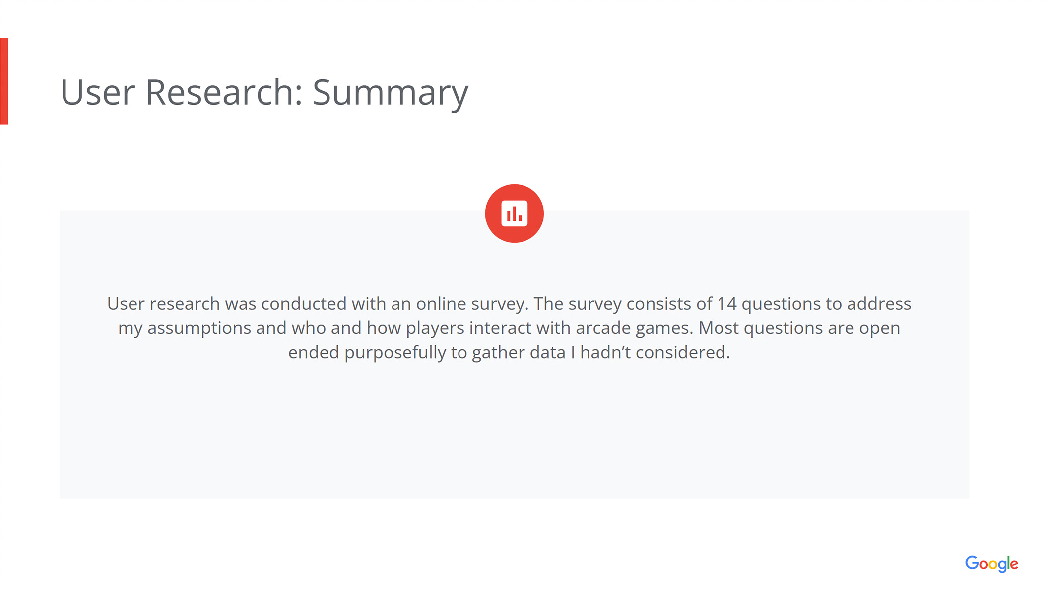 User Research Summary